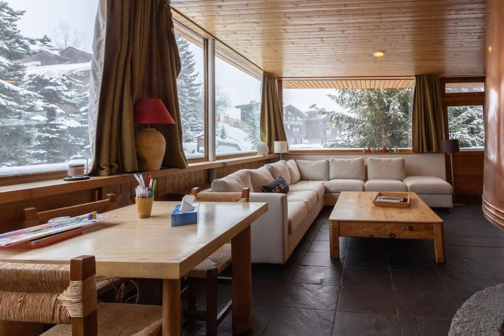 Chalet Robaumont - Grand Chalet Familial Proche Du Centre Et Des Pistes Courchevel Exterior foto